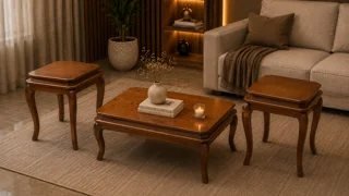 میز جلو مبلی و عسلی سلطان مدل مستطیلی